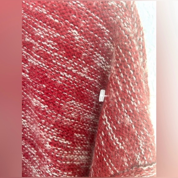 Urban Outfitters Red Marled Open Cardigan XS Cozy Knit Sweater - Picture 4 of 10